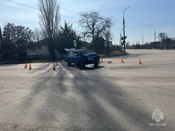 В Скадовске Херсонской области разбилась легковушка