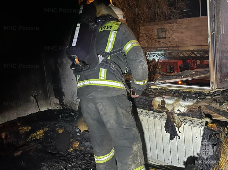 При пожаре в Товаркове погиб человек