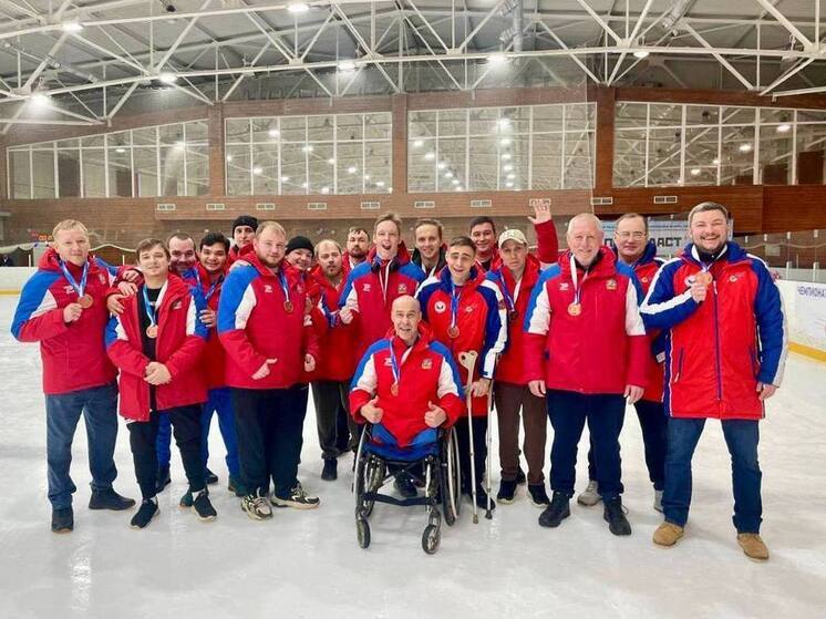 Хоккеисты Подмосковья завоевали «бронзу» на чемпионате страны по следж-хоккею