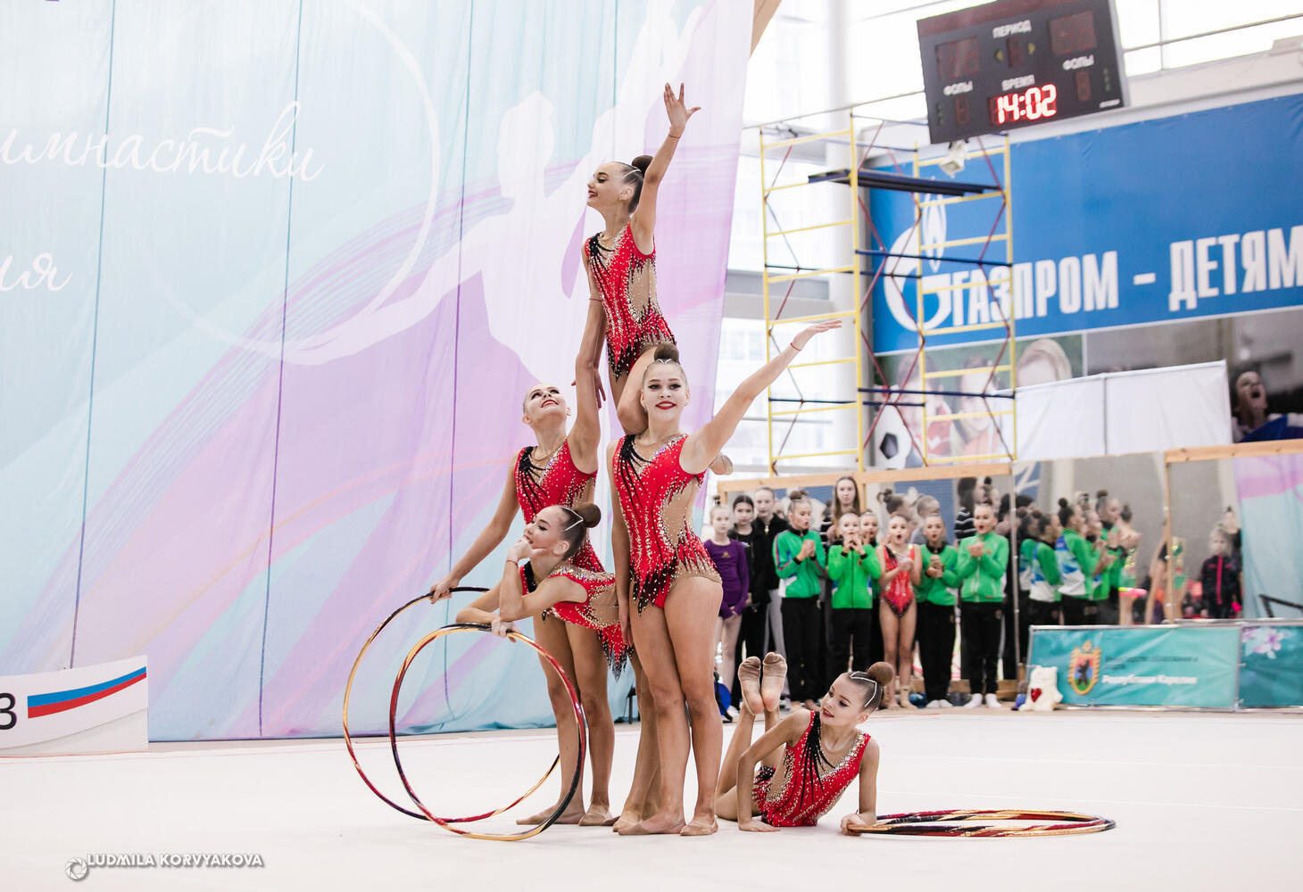 Первенство республики Карелия в групповых упражнениях по художественной гимнастике (0+)  проходят в Петрозаводске