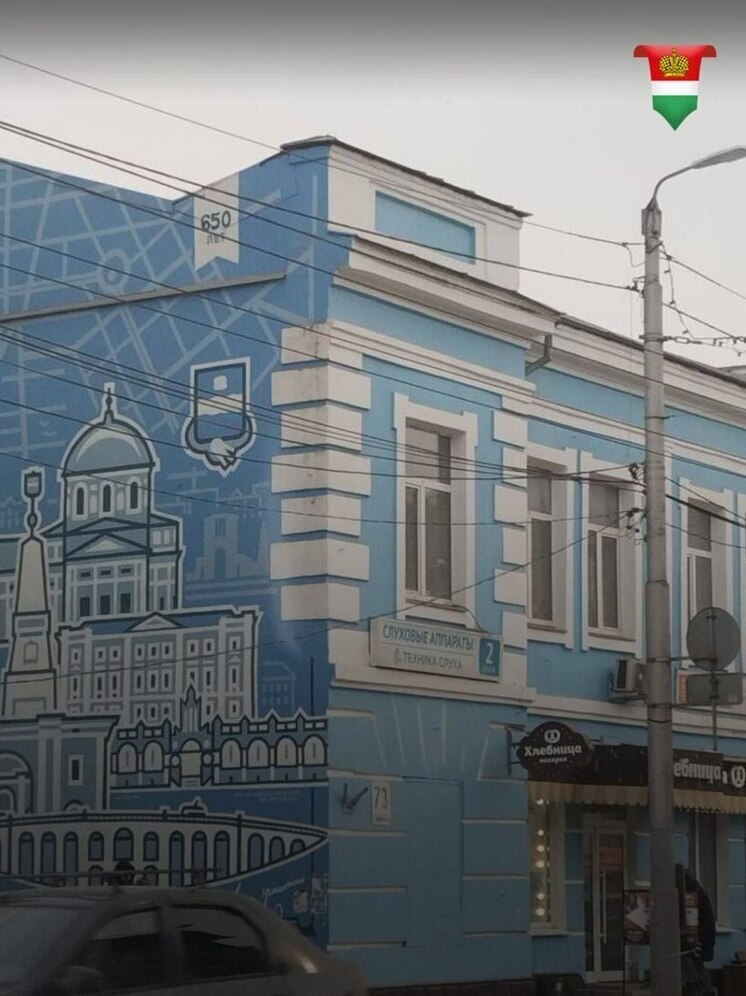 Мурал в Калуге вызвал споры горожан