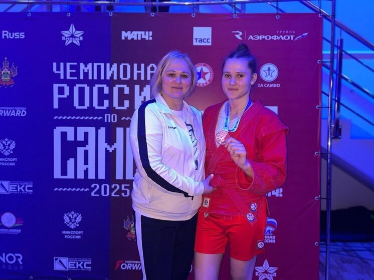 Омичка Дарья Казанцева завоевала медаль на чемпионате России по самбо