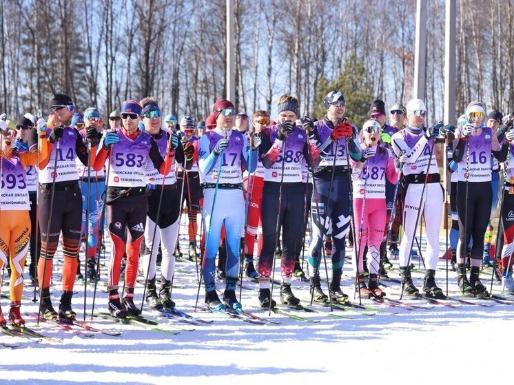 Под Рязанью прошёл лыжный марафон «Алмаз Экопарк SKI-2025»
