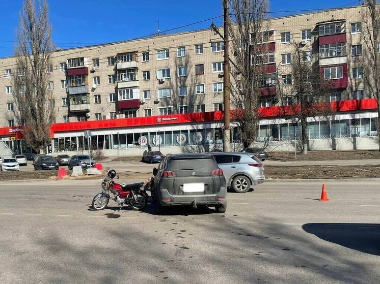 Первое в сезоне ДТП с мотоциклом зарегистрировано в Липецкой области