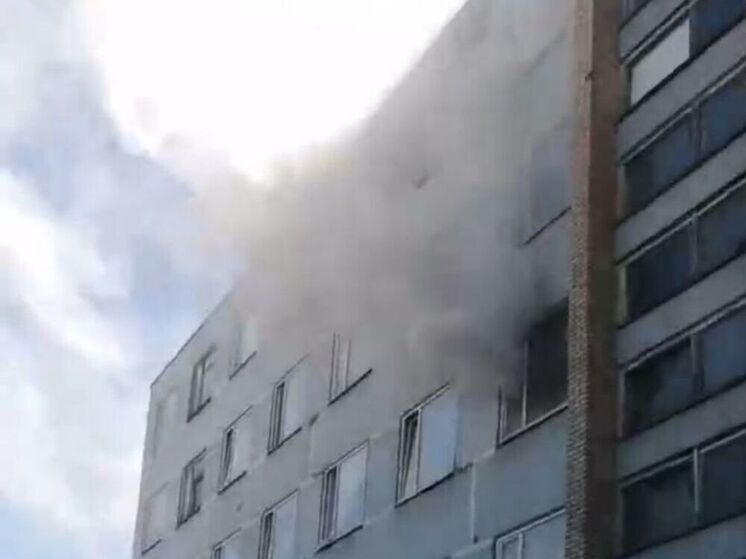 Пожар сегодня вспыхнул в одном из общежитий в Подмосковье