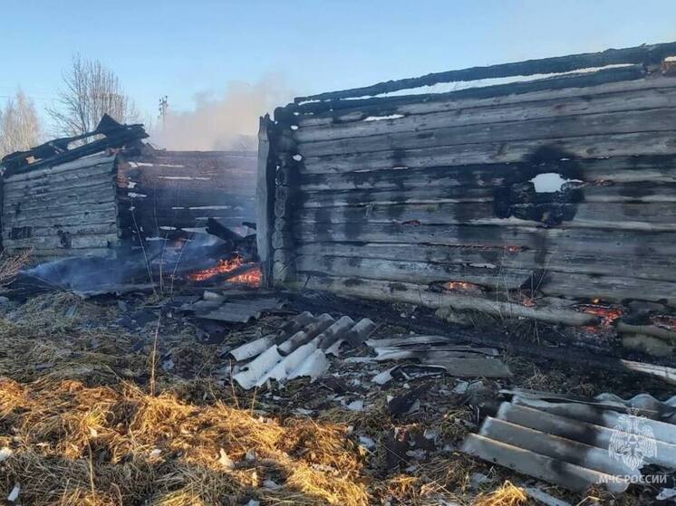5 человек были эвакуированы при пожаре в Тямше