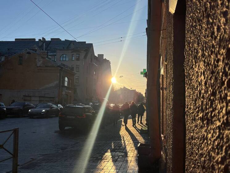 В Петербурге 9 марта солнце светило рекордные для 2025 года 6,9 часа