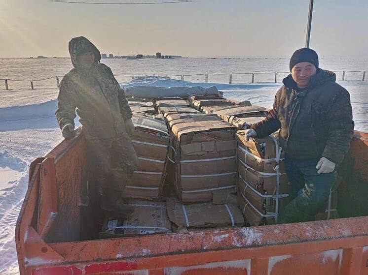 12 тонн вторсырья вывезут по зимнику из Яр-Сале на полигон Салехарда