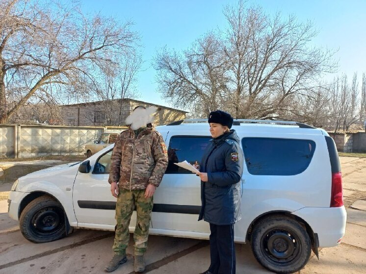 В Астраханской области конфискованный автомобиль отправили на СВО