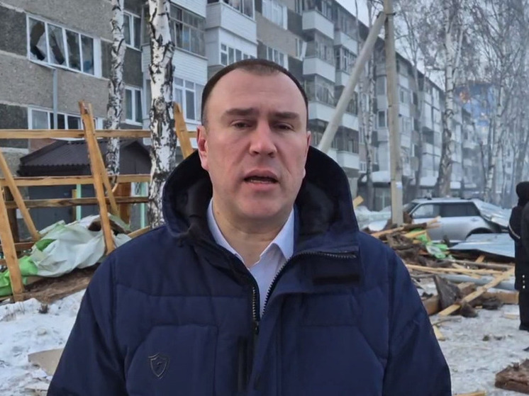 Дом разнесло после взрыва в Тобольске Тюменской области