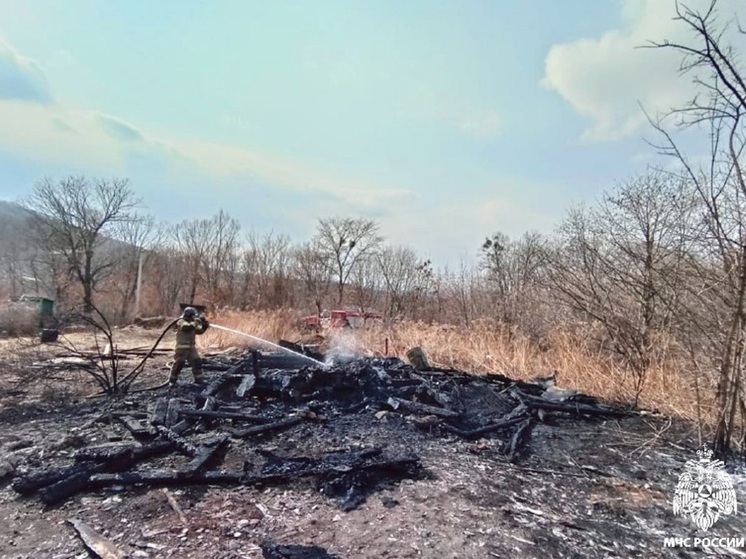 Пожар в Артеме унес жизнь мужчины и женщины