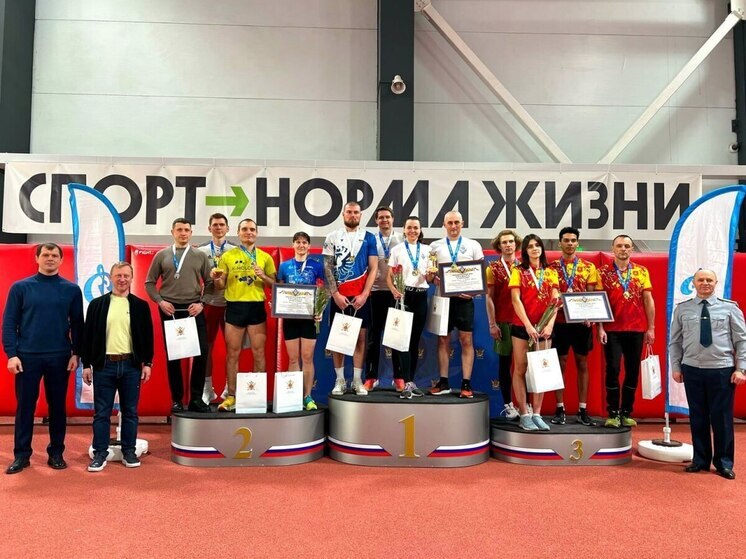 Тульские полицейские победили в легкоатлетической эстафете ко дню УИС