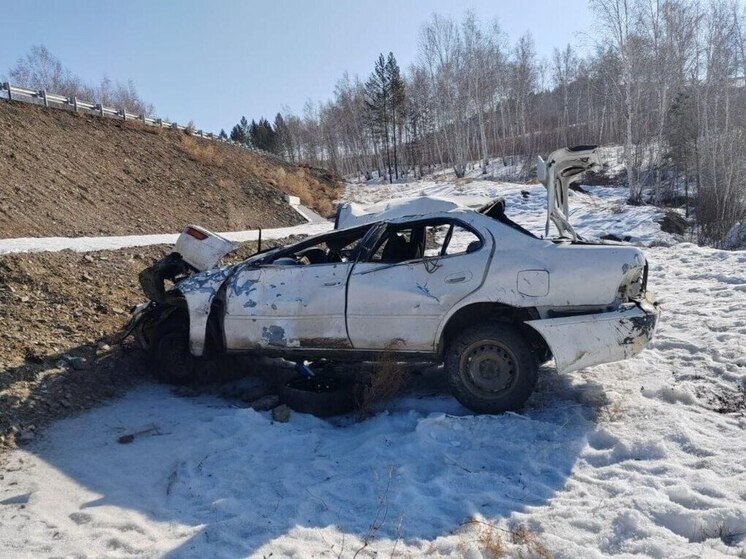 Водитель погиб в перевернувшейся машине в Забайкалье