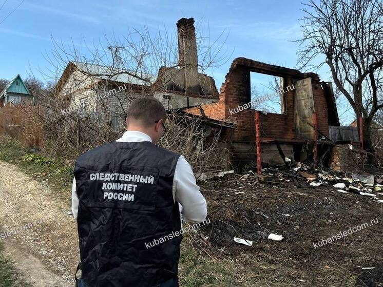 В пожаре в частном доме в Абинске погиб человек