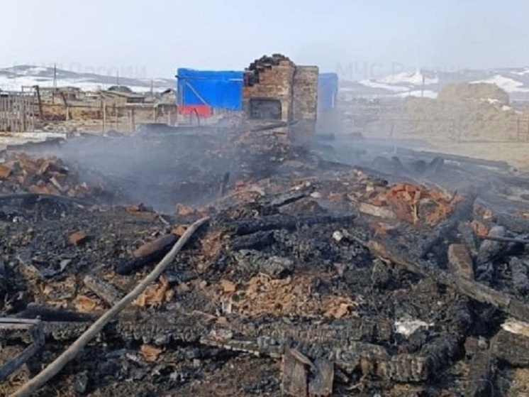 Тело пенсионера нашли на месте пожара в селе Забайкалья