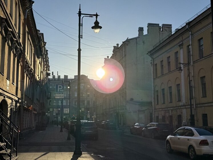 Солнце, ветер и «минус» нагрянут в Петербург с началом рабочей недели