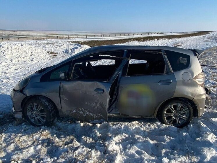 Водитель погиб в перевернувшейся Honda Fit в Забайкалье