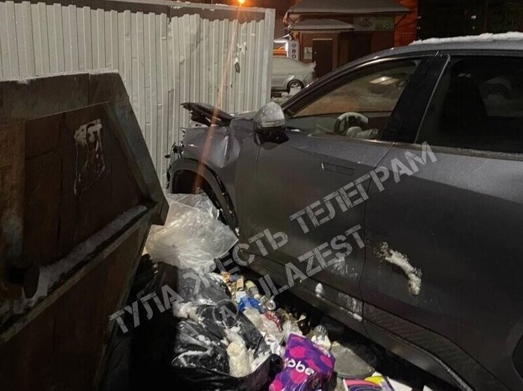 В Ясногорске владелец китайского внедорожника «выбросил» свой транспорт в мусор