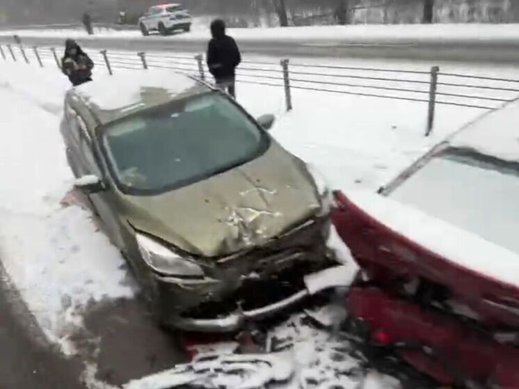Крупное ДТП в метель произошло в округе Чехов