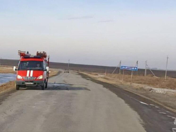 В Нагайбакском районе закрыли дорогу, подмытую талыми водами