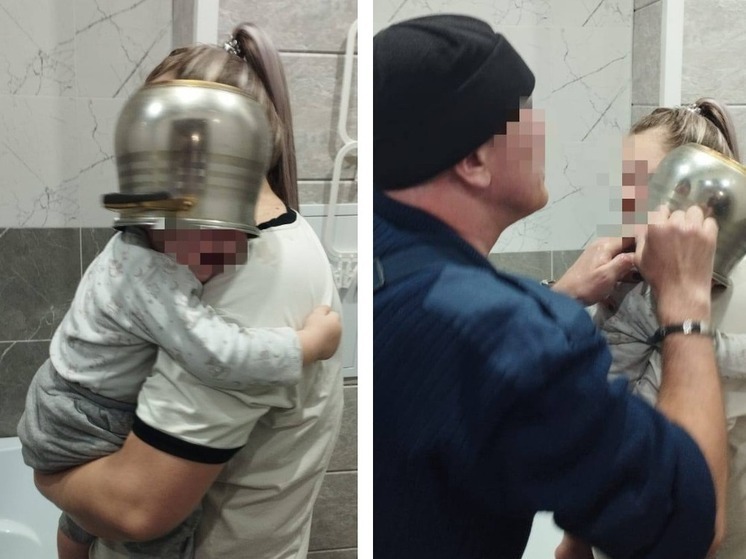 Спасатели помогли двухлетнему ребенку, застрявшему в кастрюле в Находке
