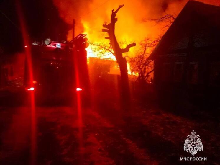 Пожарные потушили жилой дом, баню и хозпостройку в селе Залучье