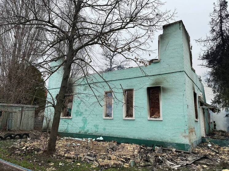 В Новой Каховке повторно подожгли здание местной администрации