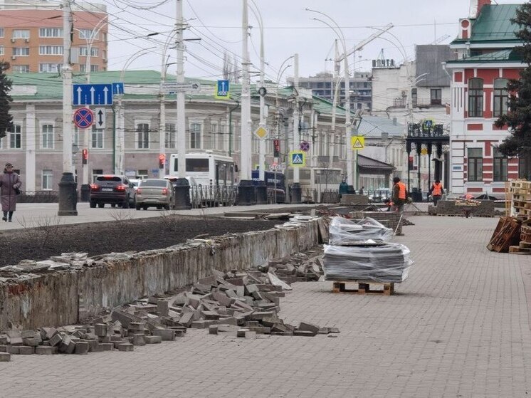 Для облицовки памятника Зое Космодемьянской в Тамбове используют гранит Винга