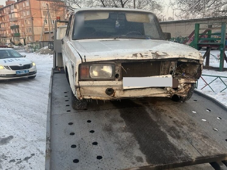 В Хакасии поймали пьяного подростка за рулем машины