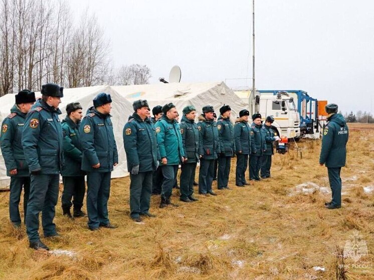 В Псковской области завершился первый этап командно-штабного учения по противопаводковым мероприятиям