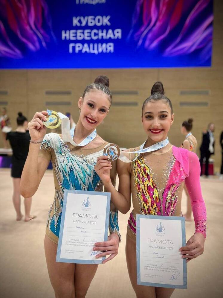 Грации из Черкесска стали медалистками кубка по художественной гимнастике