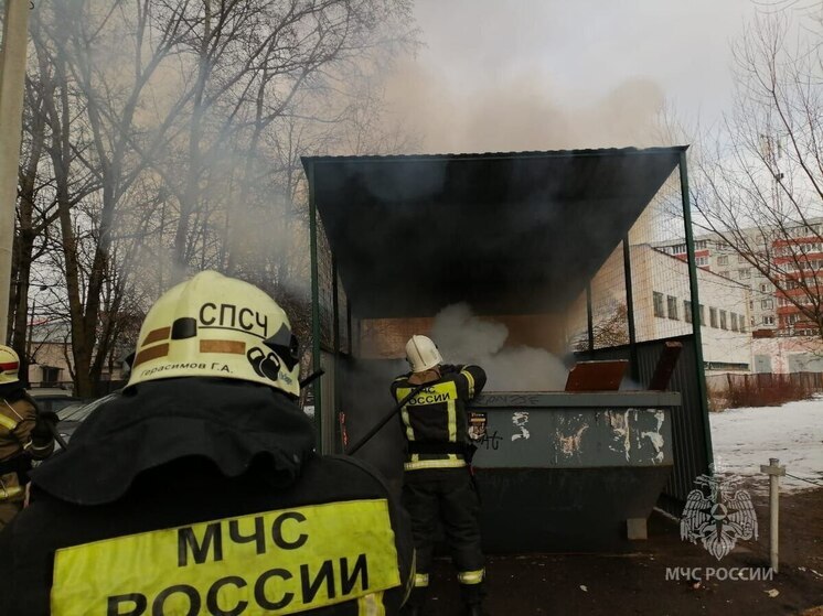 Новгородские спасатели потушили две хозпостройки в Старой Руссе