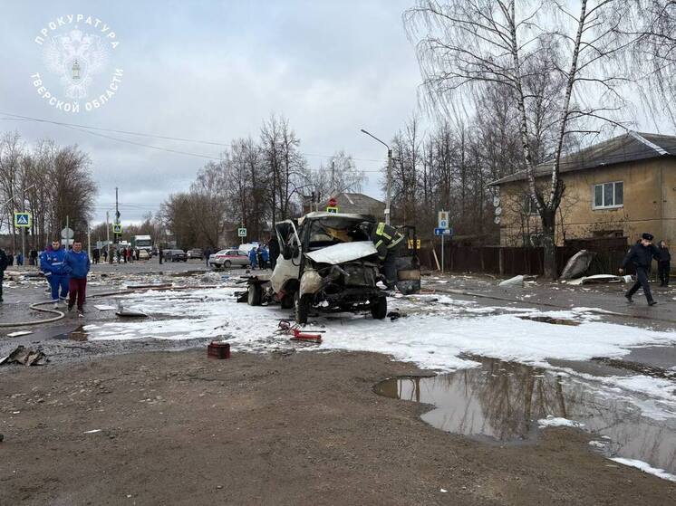 В Конаково Тверской области взорвалась ГАЗель с кислородным баллоном внутри