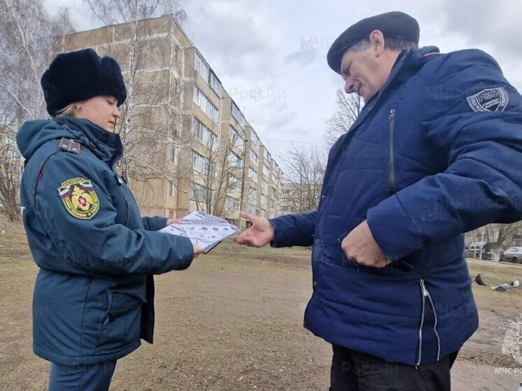 МЧС напомнило тулякам правила пожарной безопасности