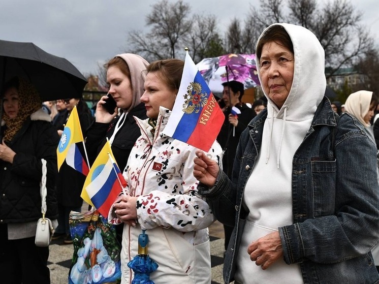 В Калмыкии отметили Крымскую весну