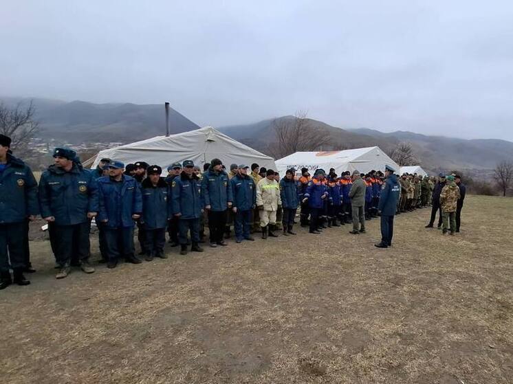 Пожар у села Хрюг в Ахтынском районе ликвидирован