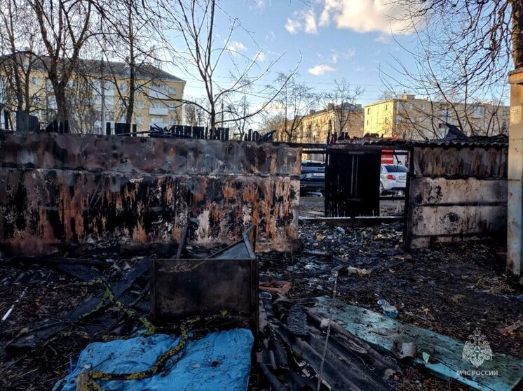 Мусоросборочная камера загорелась на Рижском проспекте