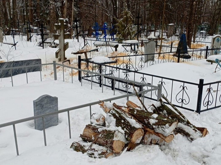 На кладбищах Йошкар-Олы началась весенняя уборка