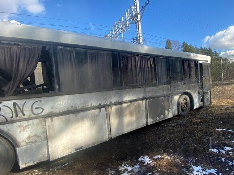 Брошенный выгоревший автобус обнаружили жители Раменского