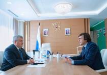 Врио губернатора Новгородской области встретился 20 марта в Москве с министром просвещения России Сергеем Кравцовым