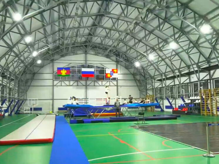 В новом спорткомплексе в Сочи проходят тестовые занятия