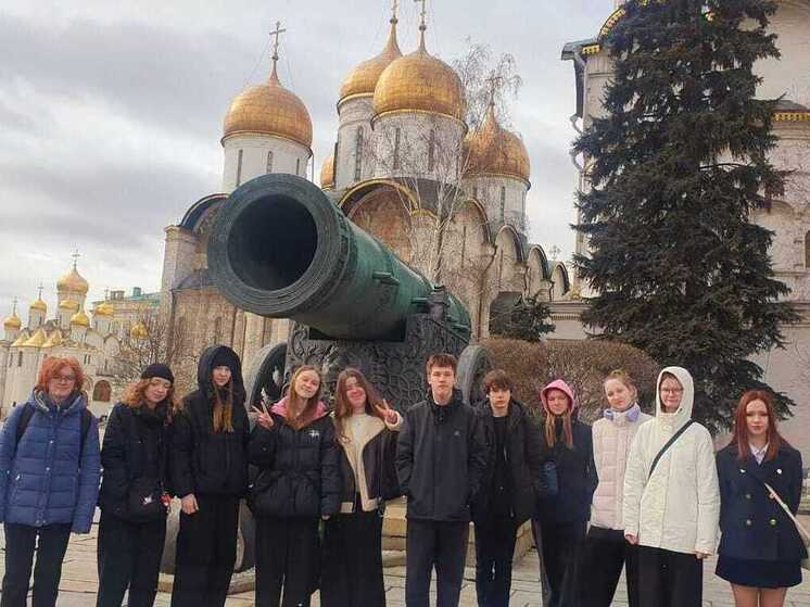 Дети участников СВО из Рязанской области посетили Москву