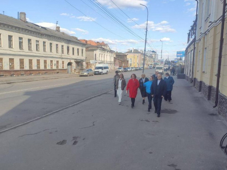 Октябрьская улица в Тамбове станет пешеходной зоной