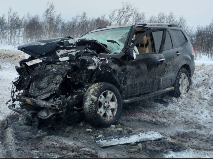 В результате столкновения Kia и MAN на трассе «Кола» пострадал человек
