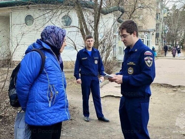  В Алексине и Заокске стартовала акция “Весна без пожаров!”