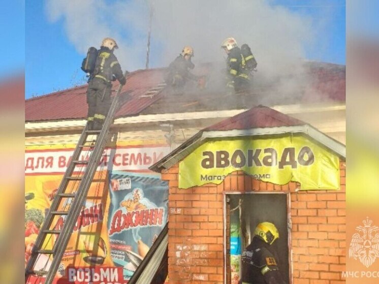 На пожаре в магазине «Авокадо» в Иванове погиб мужчина