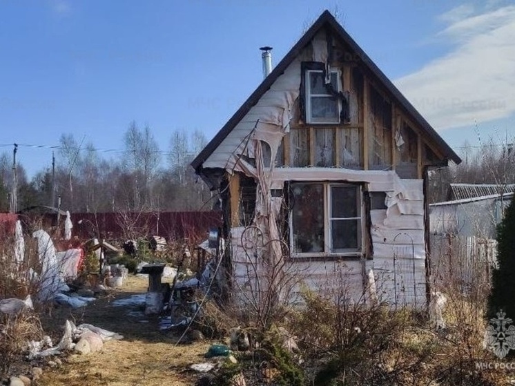 За час в Калужской области сгорели две дачи