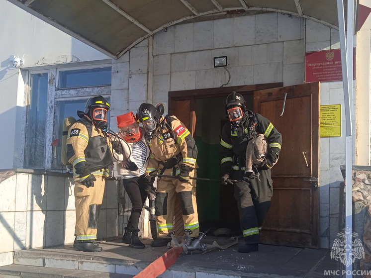 В Корсаковской администрации Орловской области прошли пожарные учения