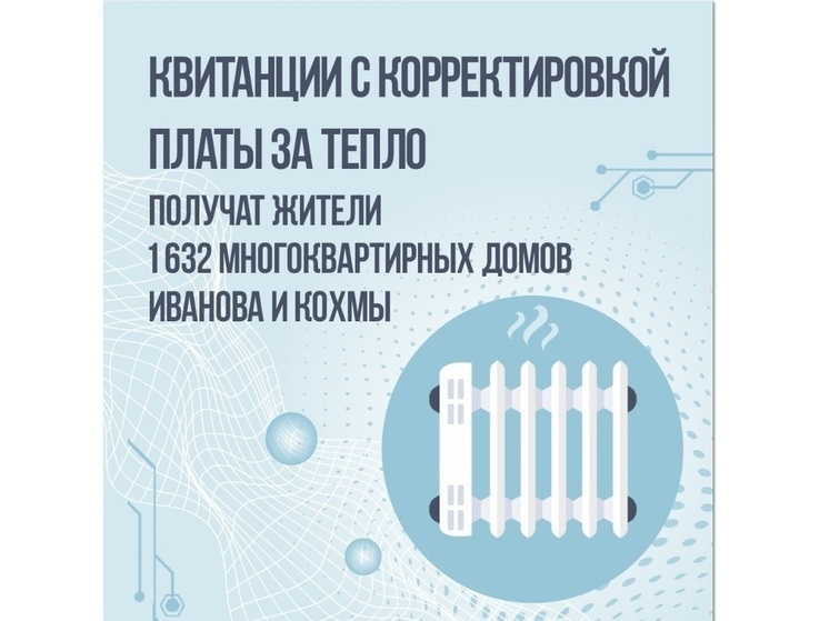 Жители 1600 ивановских домов в апреле получат перерасчет за отопление