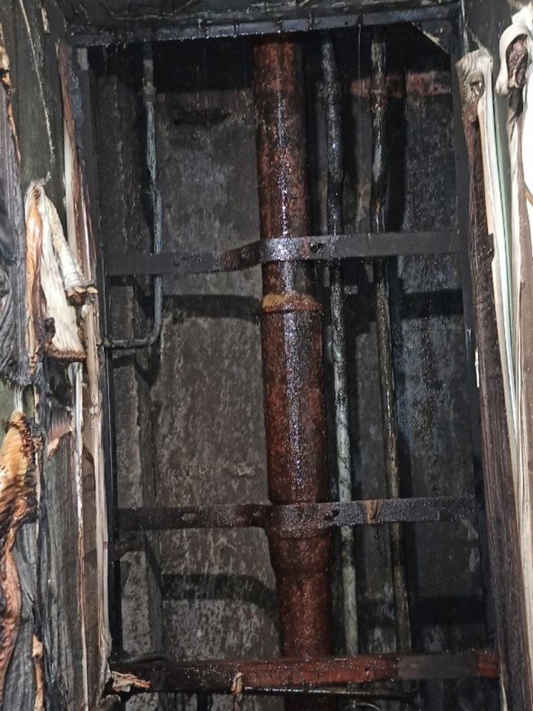 Дымоход загорелся в Куньинском районе